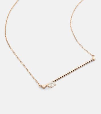 Halskette Serti Sur Vide aus 18kt Roségold mit Diamant | Repossi