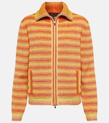 Striped silk and cotton sweater | Loro Piana