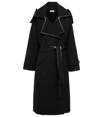 Trench Amman in twill di lana | The Mannei