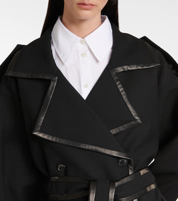 Trench Amman in twill di lana | The Mannei