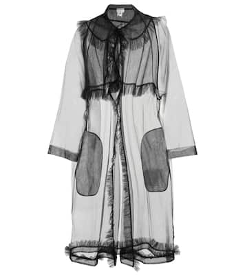 Mantel aus Tüll | Noir Kei Ninomiya