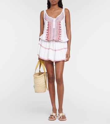 Jaz embroidered minidress | Melissa Odabash