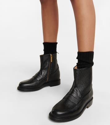Leather ankle boots | Thom Browne