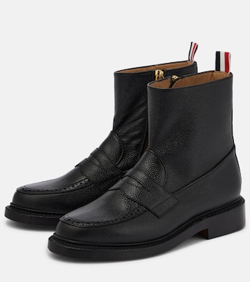 Leather ankle boots | Thom Browne