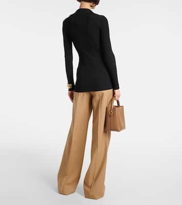 Top in maglia a coste | Saint Laurent
