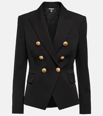 Double-breasted wool blazer | Balmain