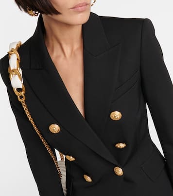 Double-breasted wool blazer | Balmain