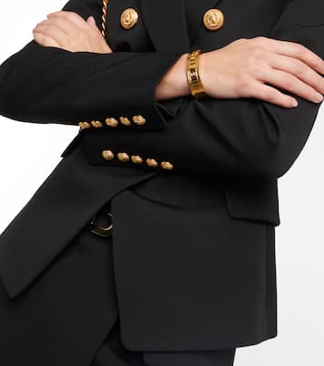 Double-breasted wool blazer | Balmain