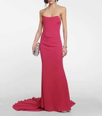 Strapless crêpe gown | Giuseppe di Morabito