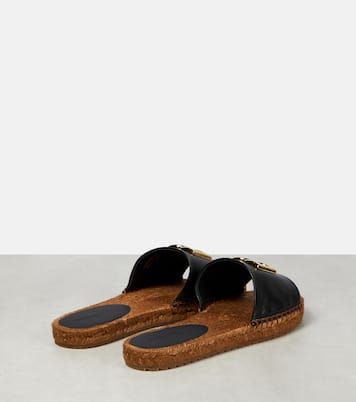 Espadrillas in pelle con cristalli | Dolce&Gabbana
