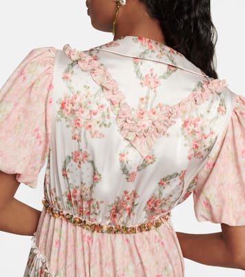 Patchwork floral midi dress | Simone Rocha