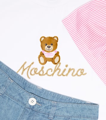 Set Teddy aus T-Shirt und Shorts | Moschino Kids