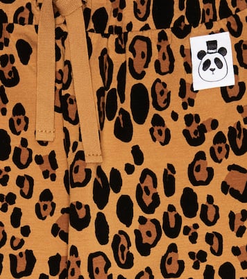 Basic Leopard jersey sweatpants | Mini Rodini