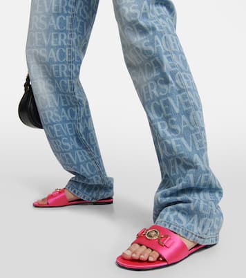Mules Medusa en satin | Versace