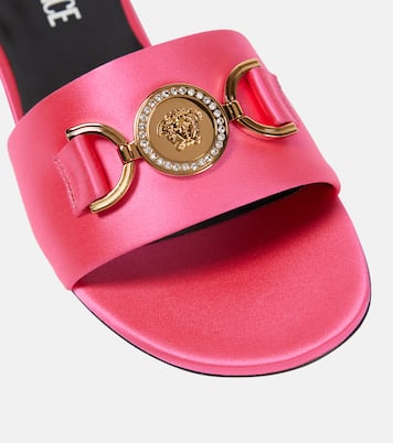 Mules Medusa en satin | Versace