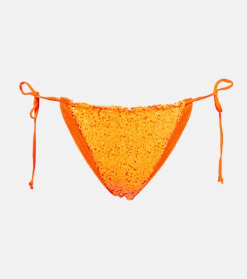 Sequin-embellished bikini bottoms | Norma Kamali