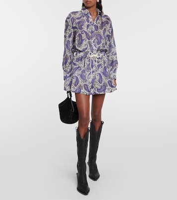 Camicia Devi in seta con stampa paisley | Zimmermann