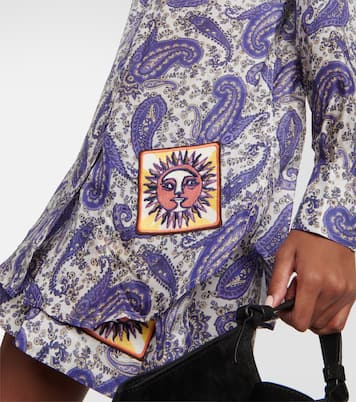 Camicia Devi in seta con stampa paisley | Zimmermann