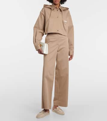 Mules Saint Tropez en daim | Prada