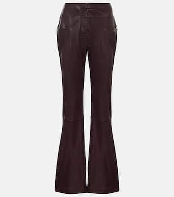 Pantalon bootcut Serge en cuir | Altuzarra