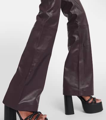 Pantalon bootcut Serge en cuir | Altuzarra