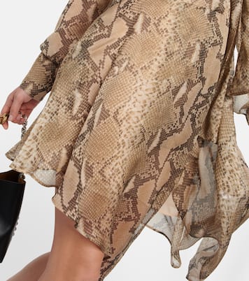 Abito chemisier in chiffon di seta | Stella McCartney