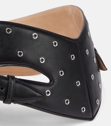 Perforated leather belt | Alaïa