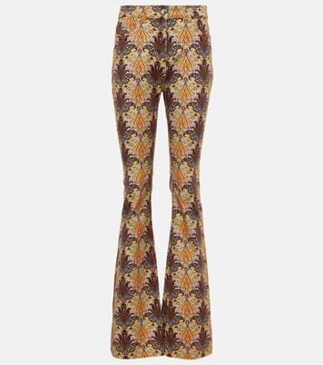 Jean évasé imprimé à taille haute | Etro