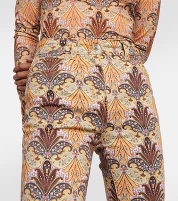 Jean évasé imprimé à taille haute | Etro