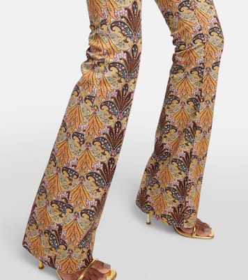 Jean évasé imprimé à taille haute | Etro