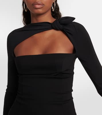 Vestido corto Donnie de jersey | The Attico