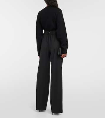 Pantalon ample en laine mélangée | Dolce&Gabbana