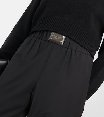 Pantalon ample en laine mélangée | Dolce&Gabbana