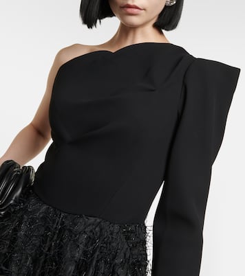 Audacity one-shoulder maxi gown | Maticevski