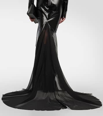 Abito lungo in cotone  | Rick Owens