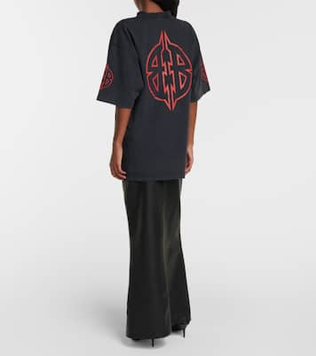 Printed cotton blend T-shirt | Balenciaga