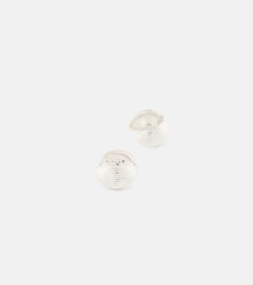 Reversible sterling silver hoop earrings | Sophie Buhai