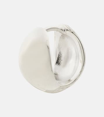 Reversible sterling silver hoop earrings | Sophie Buhai