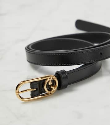 Cintura Interlocking G in pelle | Gucci
