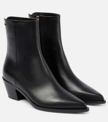 Ankle Boots Kinney aus Leder | Gianvito Rossi