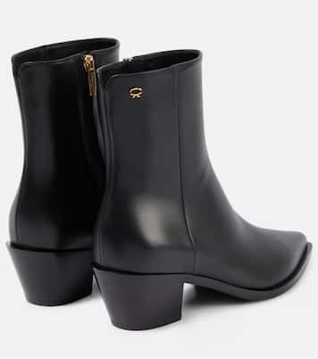 Ankle Boots Kinney aus Leder | Gianvito Rossi