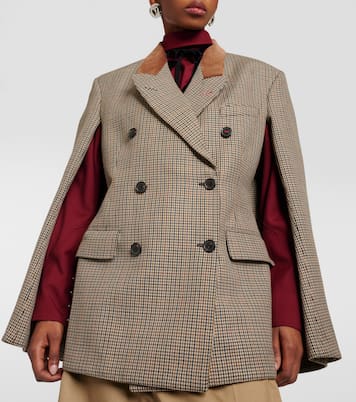 Blazer in lana pied-de-poule | Maison Margiela