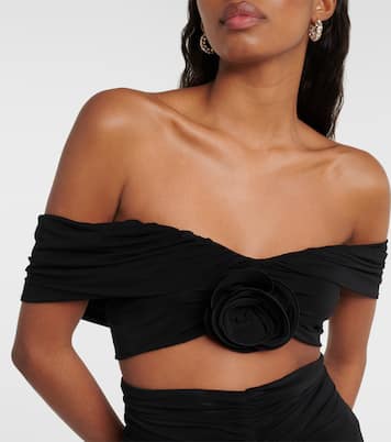 Top cropped con scollo bardot | Magda Butrym