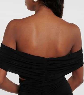 Top cropped con scollo bardot | Magda Butrym