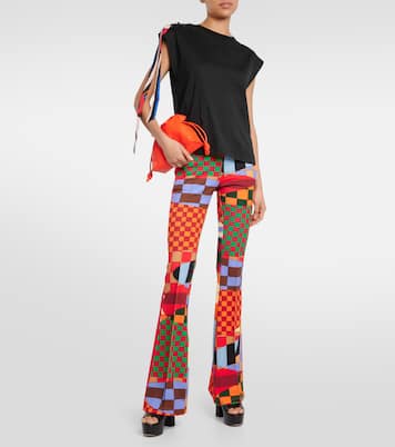 Giardino jersey flared pants | Pucci