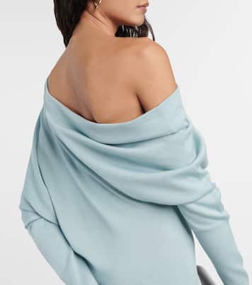 Vestido midi en mezcla de cachemir | Tom Ford