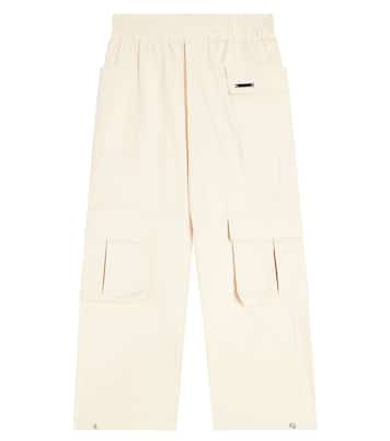 Levantina cotton-blend cargo pants | Monnalisa