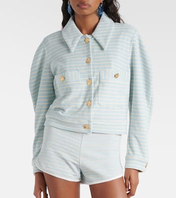 Veste rayée en coton mélangé | Nina Ricci