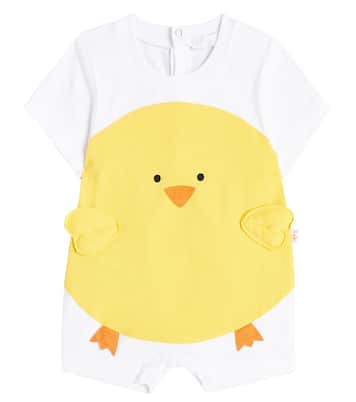 Baby - Jumpsuit corta in jersey di cotone | Il Gufo