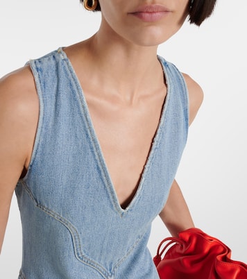 Western denim midi dress | Re/Done